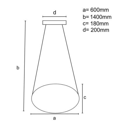 Suspension filaire à intensité variable LED/70W/230V 3000-6500K noir + télécommande