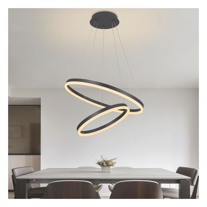 Suspension filaire à intensité variable LED/70W/230V 3000-6500K + télécommande