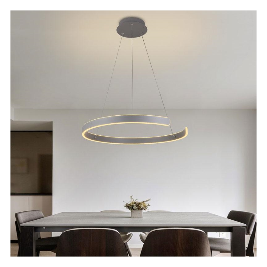 Suspension filaire à intensité variable LED/70W/230V 3000-6500K + télécommande