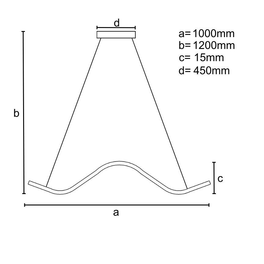 Suspension filaire à intensité variable LED/70W/230V 3000-6500K + télécommande