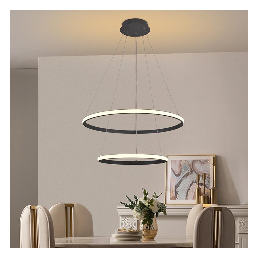 Suspension filaire à intensité variable LED/75W/230V 3000-6500K + télécommande