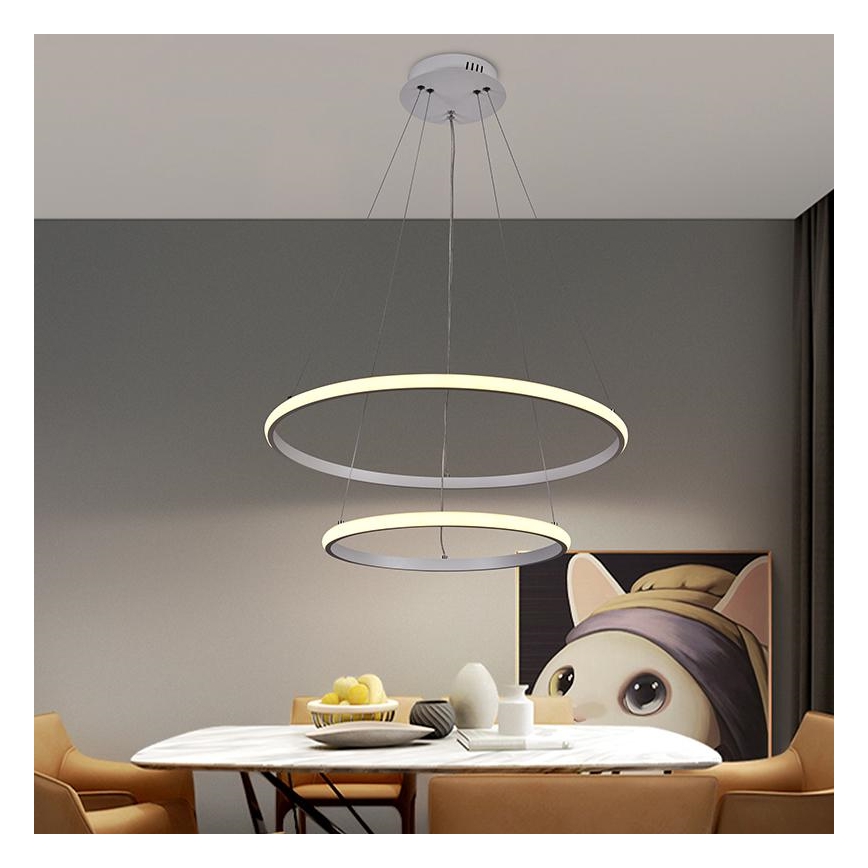 Suspension filaire à intensité variable LED/75W/230V 3000-6500K + télécommande