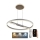 Suspension filaire à intensité variable LED/75W/230V 3000-6500K + télécommande