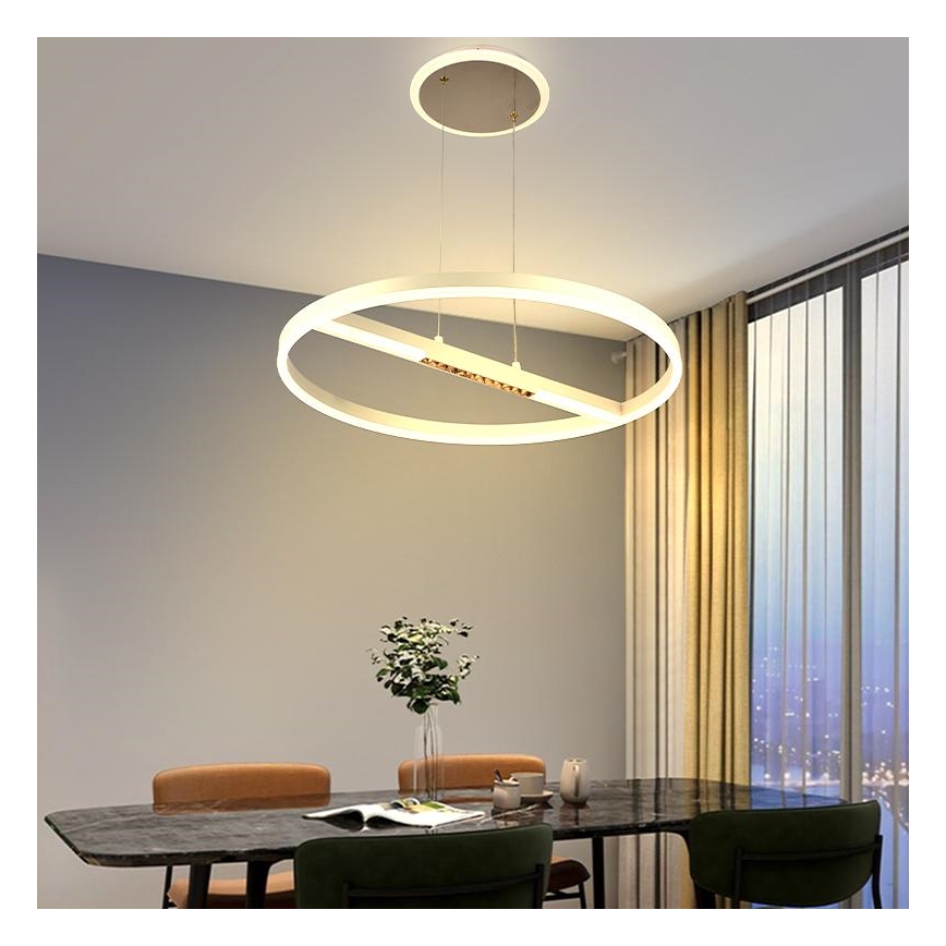 Suspension filaire à intensité variable LED/75W/230V 3000-6500K + télécommande