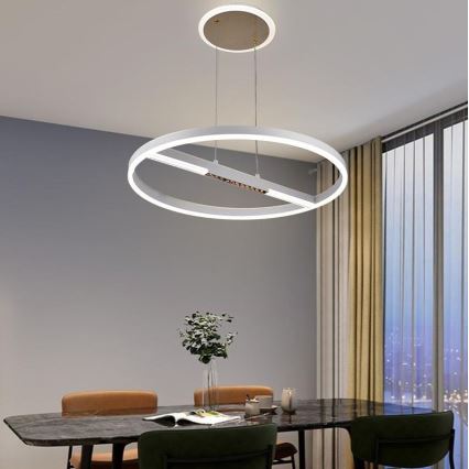Suspension filaire à intensité variable LED/75W/230V 3000-6500K + télécommande