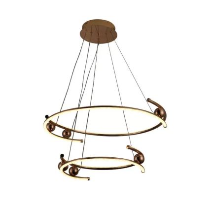 Suspension filaire à intensité variable LED/80W/230V 3000-6500K d. 60 cm + Télécommande