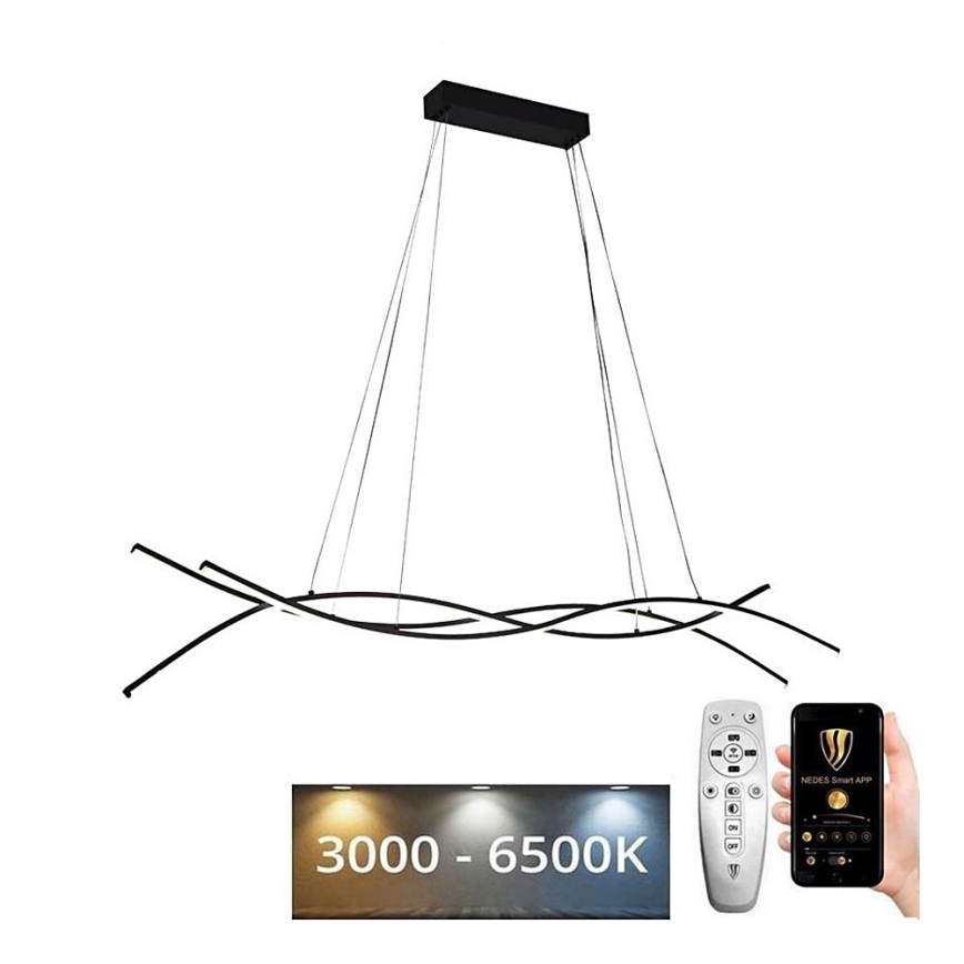 Suspension filaire à intensité variable LED/80W/230V 3000-6500K + télécommande