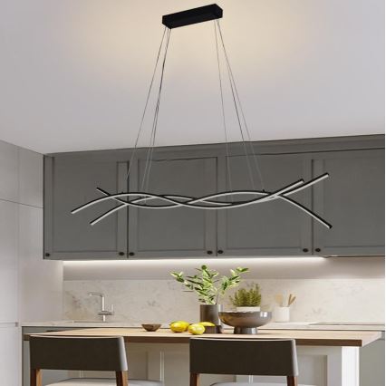 Suspension filaire à intensité variable LED/80W/230V 3000-6500K + télécommande