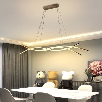 Suspension filaire à intensité variable LED/80W/230V 3000-6500K + télécommande