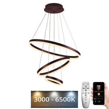 Suspension filaire à intensité variable LED/85W/230V 3000-6500K d. 60 cm + Télécommande