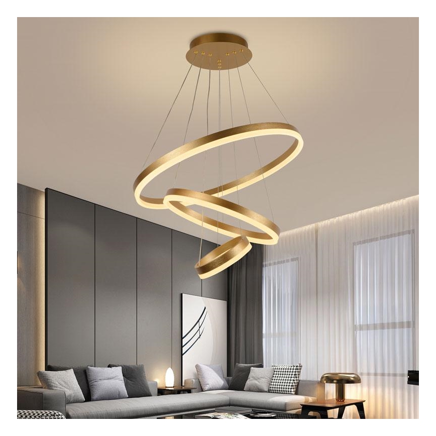Suspension filaire à intensité variable LED/85W/230V 3000-6500K + télécommande