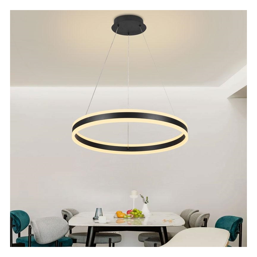 Suspension filaire à intensité variable LED/85W/230V 3000-6500K + télécommande
