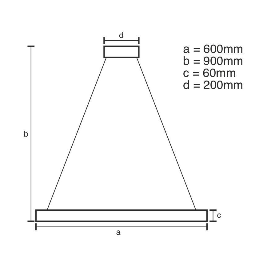 Suspension filaire à intensité variable LED/85W/230V 3000-6500K + télécommande