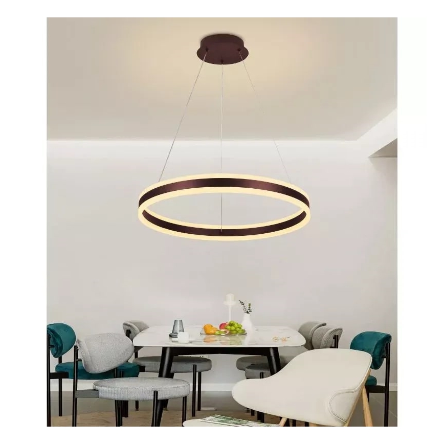 Suspension filaire à intensité variable LED/85W/230V 3000-6500K + télécommande