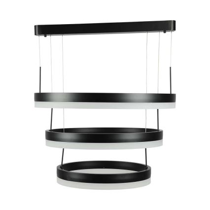 Suspension filaire à intensité variable LED/86W/230V 3000K noir