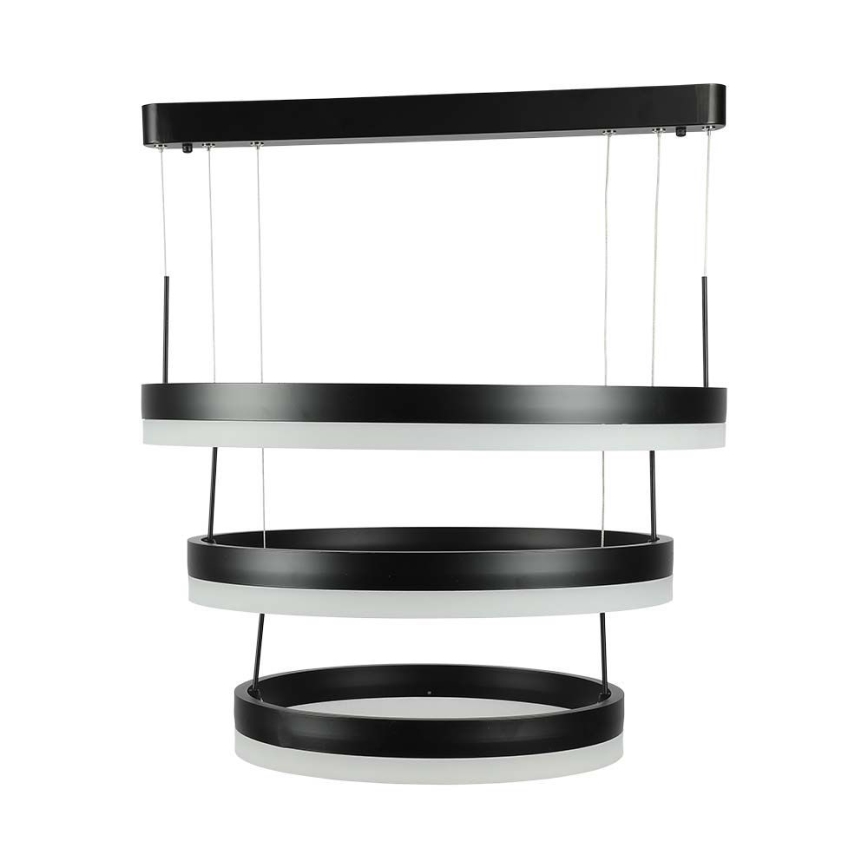 Suspension filaire à intensité variable LED/86W/230V 3000K noir