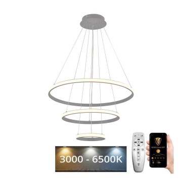 Suspension filaire à intensité variable LED/90W/230V 3000-6500K d. 60 cm + Télécommande