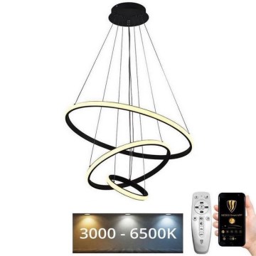 Suspension filaire à intensité variable LED/90W/230V 3000-6500K d. 60 cm + Télécommande