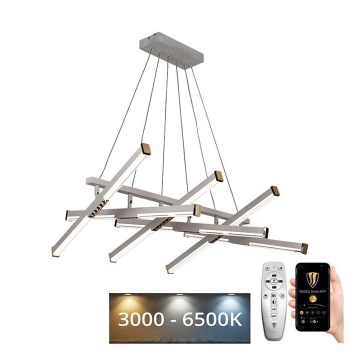 Suspension filaire à intensité variable LED/90W/230V 3000-6500K + télécommande