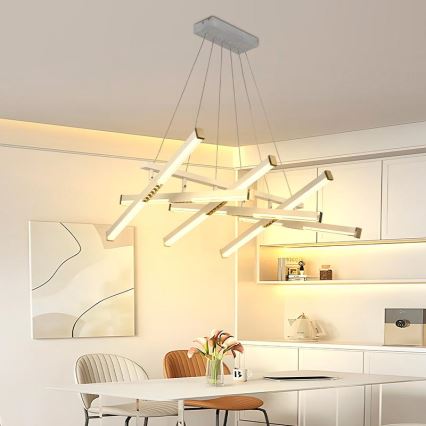 Suspension filaire à intensité variable LED/90W/230V 3000-6500K + télécommande