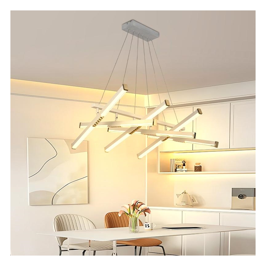 Suspension filaire à intensité variable LED/90W/230V 3000-6500K + télécommande
