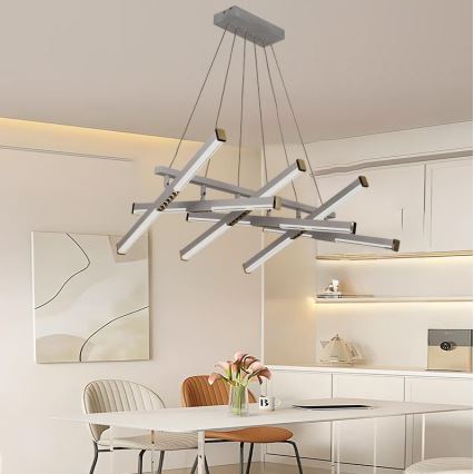 Suspension filaire à intensité variable LED/90W/230V 3000-6500K + télécommande