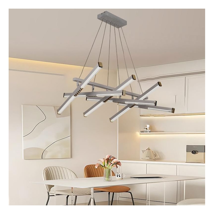 Suspension filaire à intensité variable LED/90W/230V 3000-6500K + télécommande
