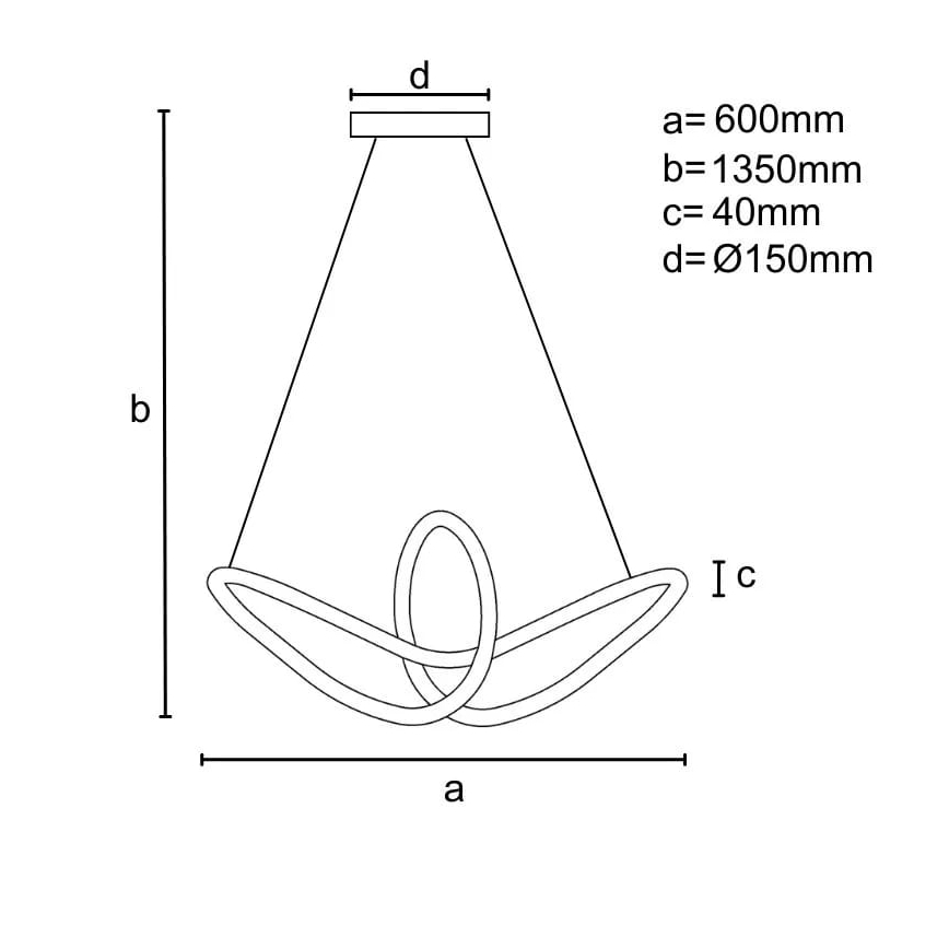 Suspension filaire à intensité variable LED LED/25W/230V 3000-6500K + télécommande