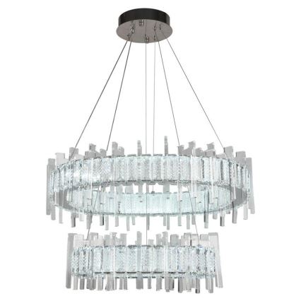 LED à intensité variable cristal suspension filaire LED/65W/230V 3000-6500K + télécommande