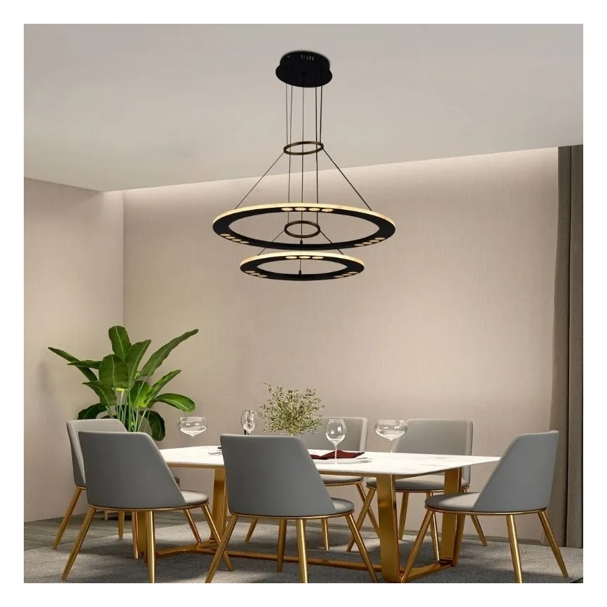 Suspension filaire à intensité variable LED LED/65W/230V 3000-6500K + télécommande