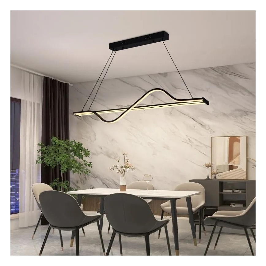Suspension filaire à intensité variable LED LED/70W/230V 3000-6500K + télécommande