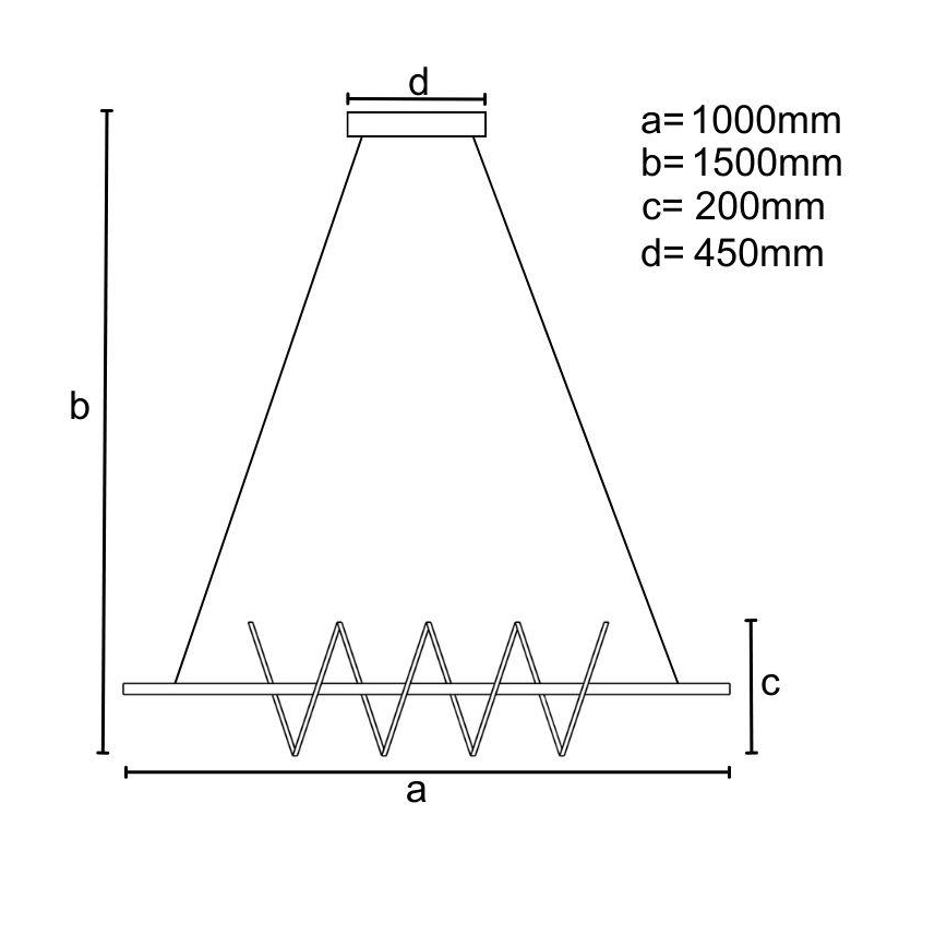 Suspension filaire à intensité variable LED LED/70W/230V 3000-6500K + télécommande