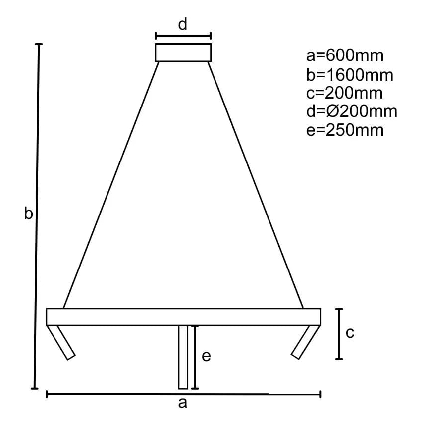 Suspension filaire à intensité variable LED LED/85W/230V 3000-6500K + télécommande