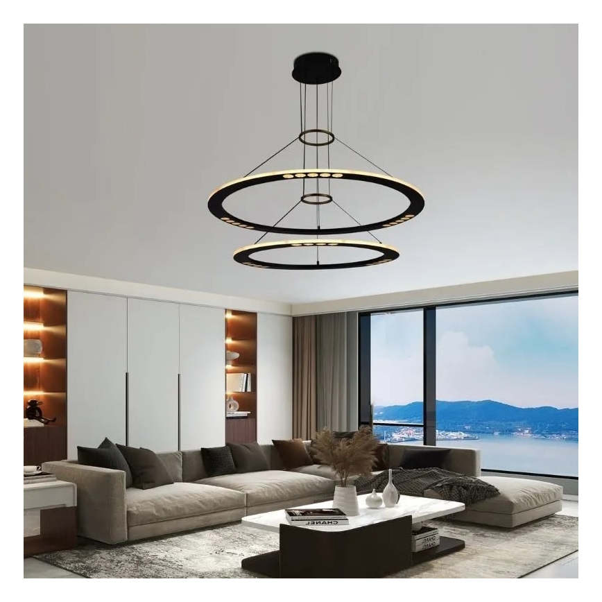 Suspension filaire à intensité variable LED LED/90W/230V 3000-6500K + télécommande