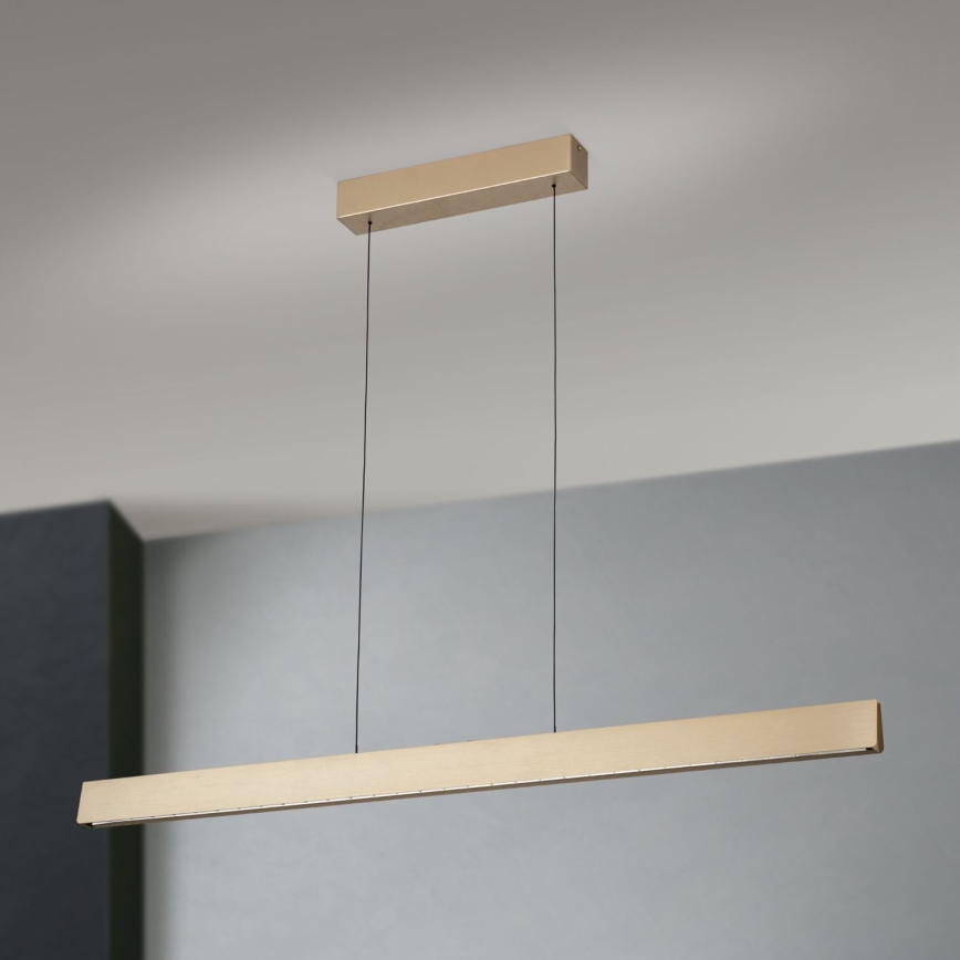 Suspension filaire à intensité variable TARA LED/44W/230V 2700/3800/4500/5700K doré