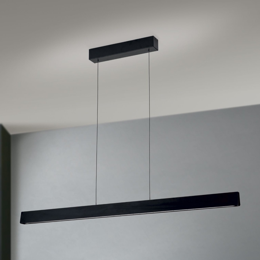 Suspension filaire à intensité variable TARA LED/44W/230V 2700/3800/4500/5700K noir