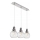 Suspension filaire AKSO 3xE14/40W/230V argent