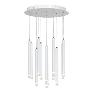 Suspension filaire ALBA 12xLED/1W/230V blanc