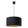 Suspension filaire ALBA 1xE27/15W/230V d. 40 cm noire/dorée