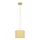 Suspension filaire ALBA 1xE27/15W/230V diam. 20 cm rotin