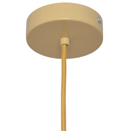 Suspension filaire ALBA 1xE27/15W/230V diam. 20 cm rotin