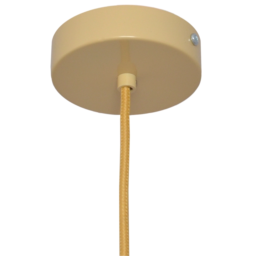 Suspension filaire ALBA 1xE27/15W/230V diam. 20 cm rotin