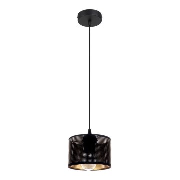 Suspension filaire ALDO 1xE27/60W/230V diam. 15 cm noir