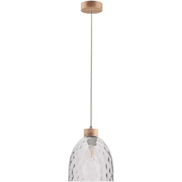 Suspension filaire ALESSANDRO 1xE27/60W/230V chêne