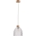 Suspension filaire ALESSANDRO 1xE27/60W/230V chêne