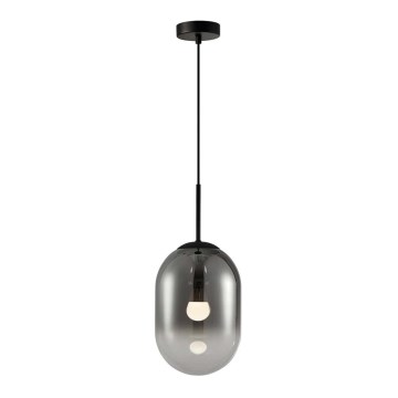 Suspension filaire ALIAS 1xE14/40W/230V d. 24 cm noir/gris