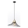 Suspension filaire ALURA 1xE27/60W/230V d. 50 cm noir