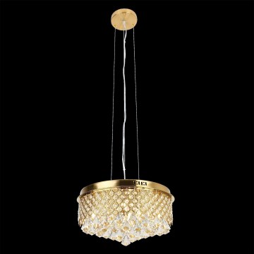 Suspension filaire AMAPOLI 7xG9/28W/230V d. 45 cm doré