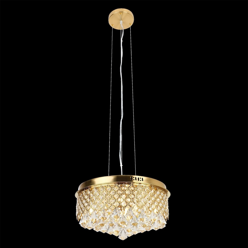 Suspension filaire AMAPOLI 7xG9/28W/230V d. 45 cm doré