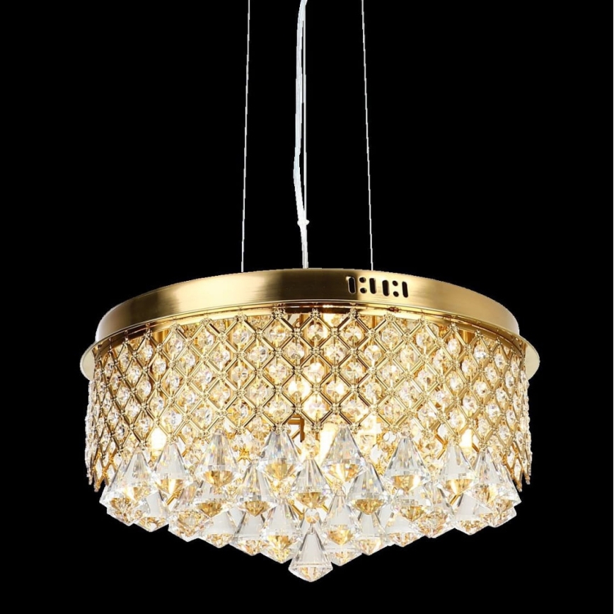 Suspension filaire AMAPOLI 7xG9/28W/230V d. 45 cm doré